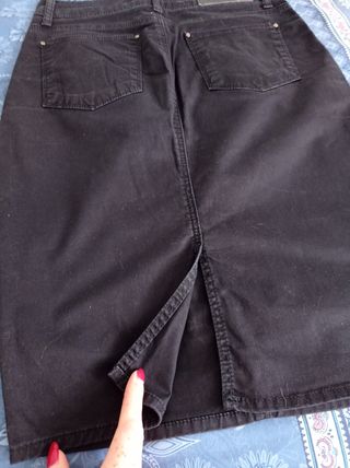 Falda negra Zara - Talla S