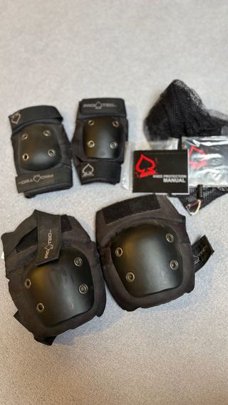 Rodilleras y coderas Pro-Tec Skate para chicos 