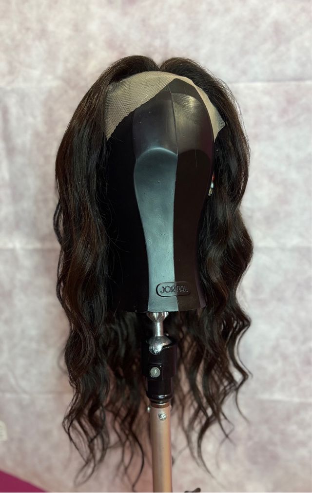 Peluca con onda natural