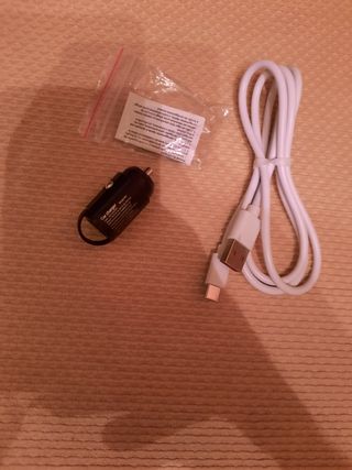 Cargador coche + cable USB