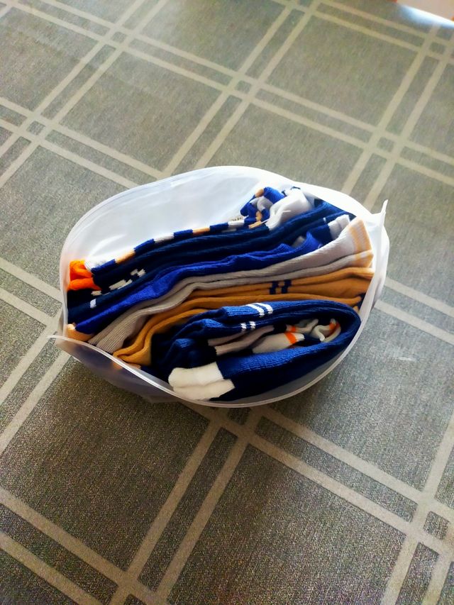 10 Calcetines niño - Azul & Amarillo