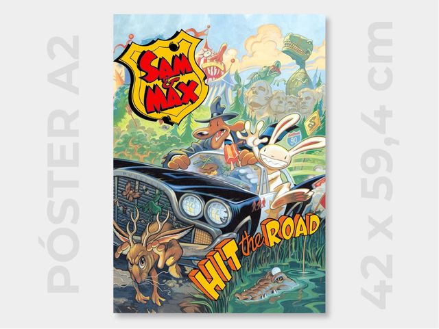 Póster A2 Sam & Max Hit the Road