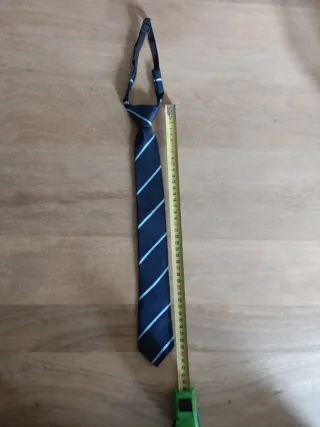 Corbata niño azul y blanca