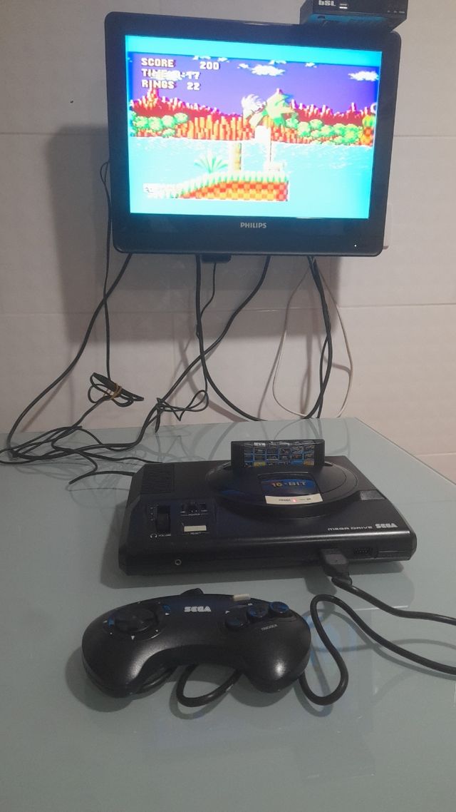 SEGA MEGADRIVE CON JUEGOS