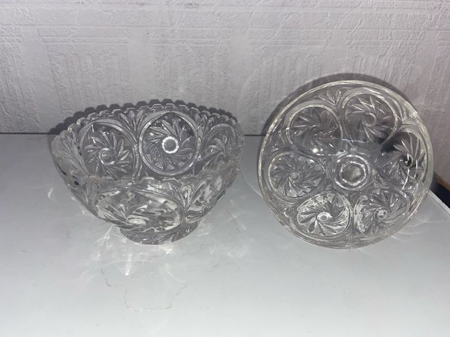 Bombonera cristal vintage