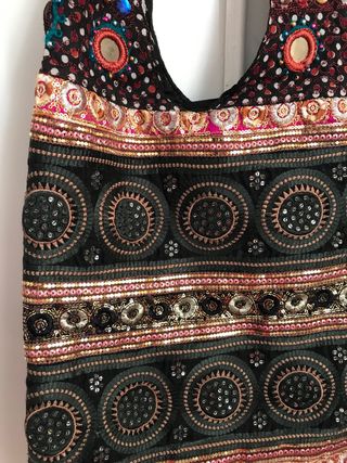 Bolso étnico multicolor