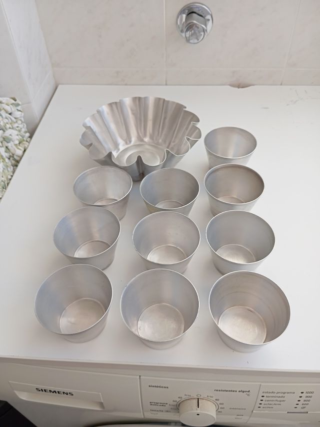 11 flaneras aluminio reposteria