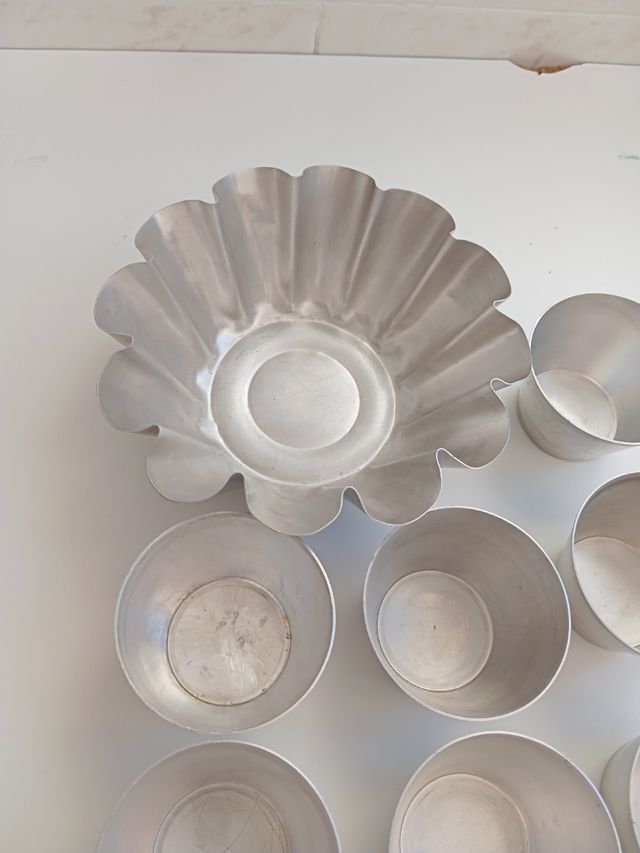 11 flaneras aluminio reposteria