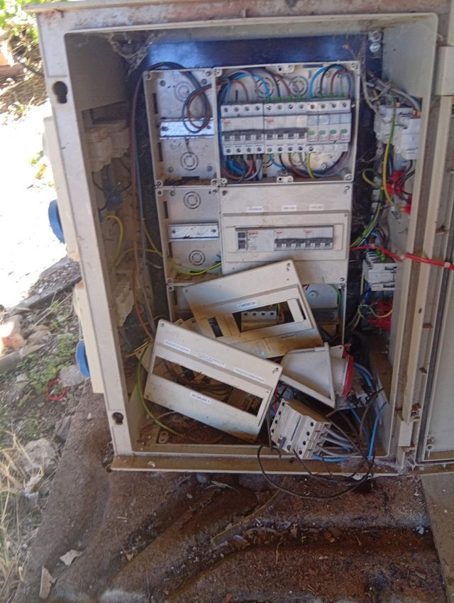 Cuadro de luz para obra