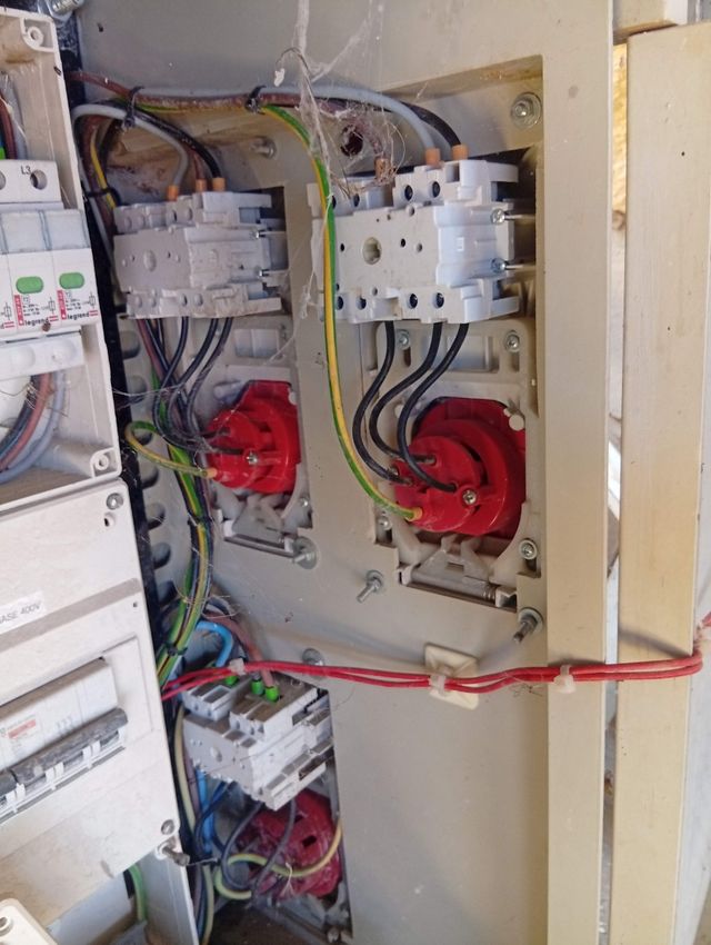 Cuadro de luz para obra