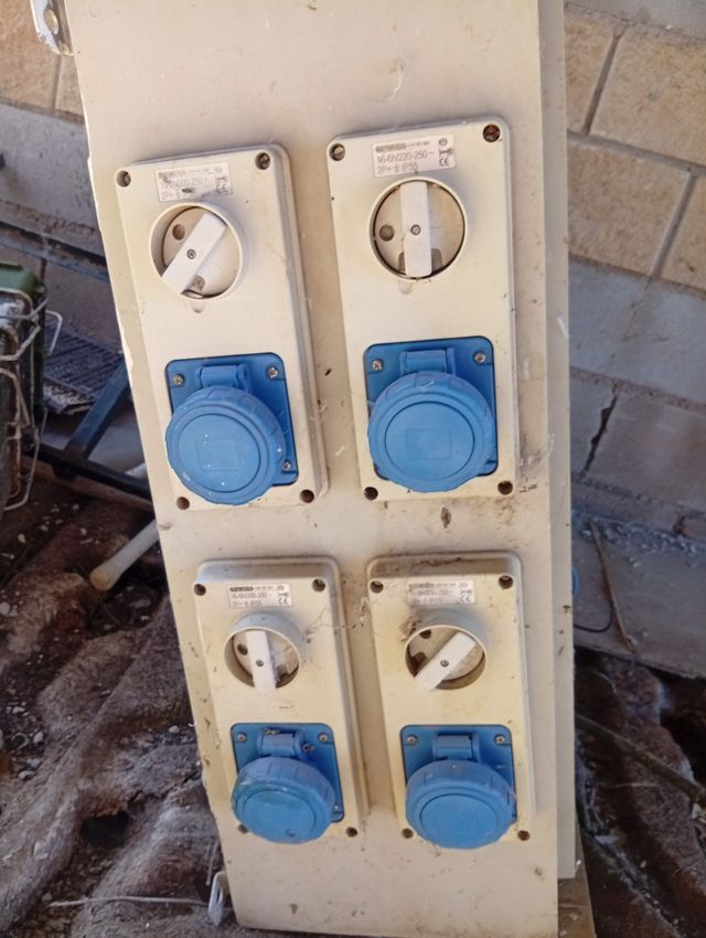 Cuadro de luz para obra