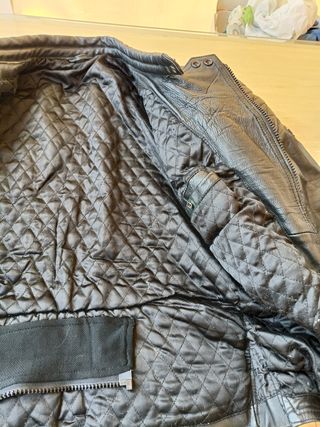 Chaqueta y chaleco piel motorista