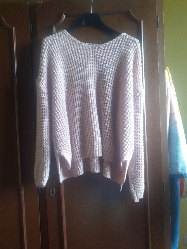 Maglione rosa Made in Italy