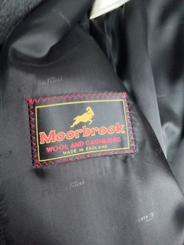 Abrigo paño gris oscuro