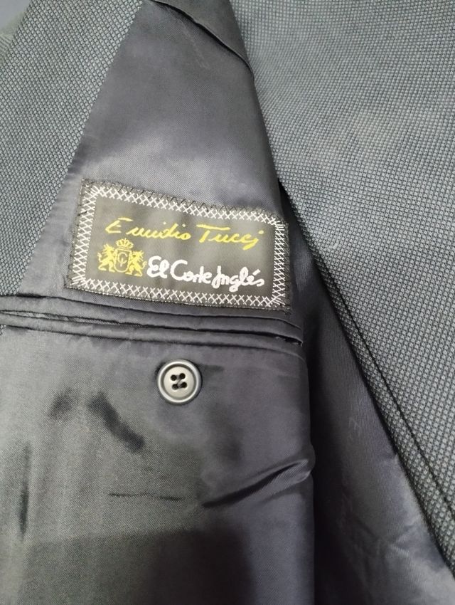 Abrigo paño gris oscuro