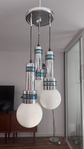 Lámpara  vintage techo 3 luces
