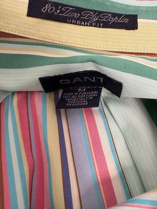 Camisa de rayas multicolor de GANT