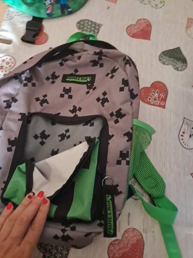 Zaino Minecraft - e marsupio