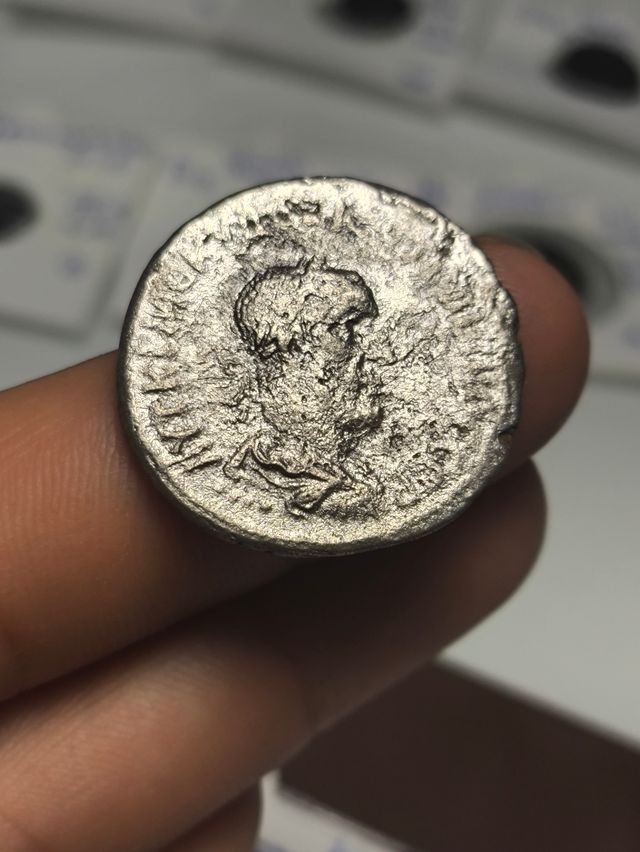 Moneda Roma Tetradracma Trajano Decio Antiochia