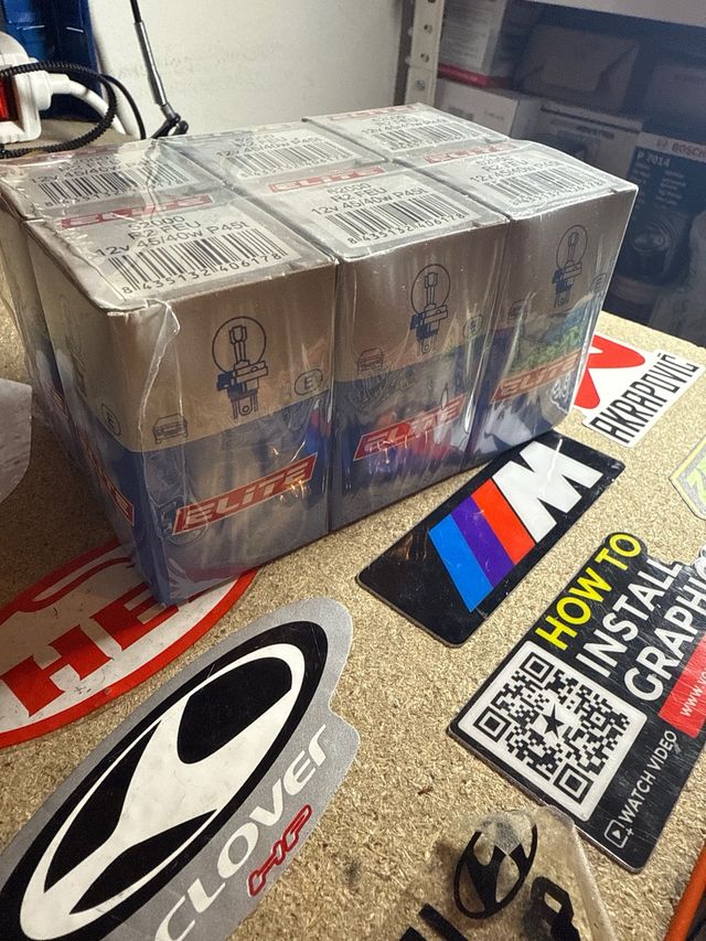 6 Bombillas Elite R2 12v 45/40w