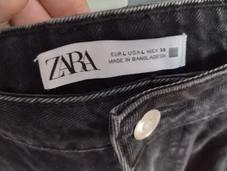 Minifalda vaquera negra