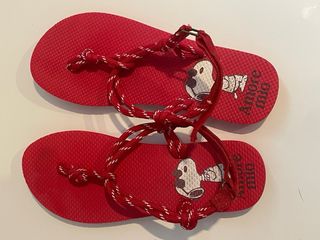 Chanclas rojas Snoopy - Women's Secret