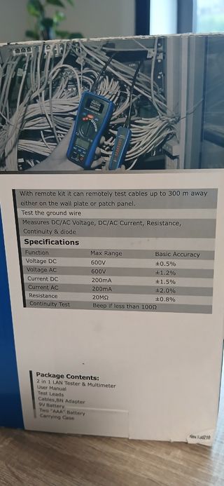 Probador de red y multímetro 2 en 1 nuevo 