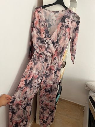 Mono estampado flores - talla s