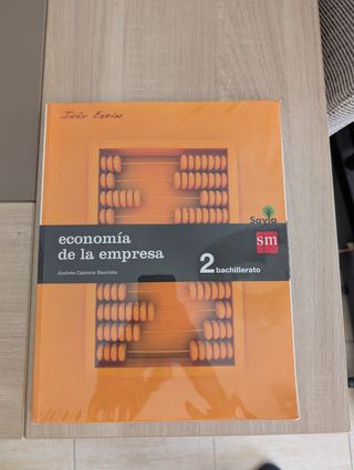 Libro de economía de la empresa 2 de bachillerato