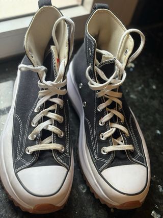 Converse Chuck Taylor plataforma negras