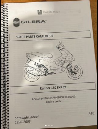 Manual Despiece Gilera Runner 125 180 2T