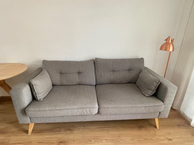 -50% Sofá 3 plazas Maisons du Monde gris 599€