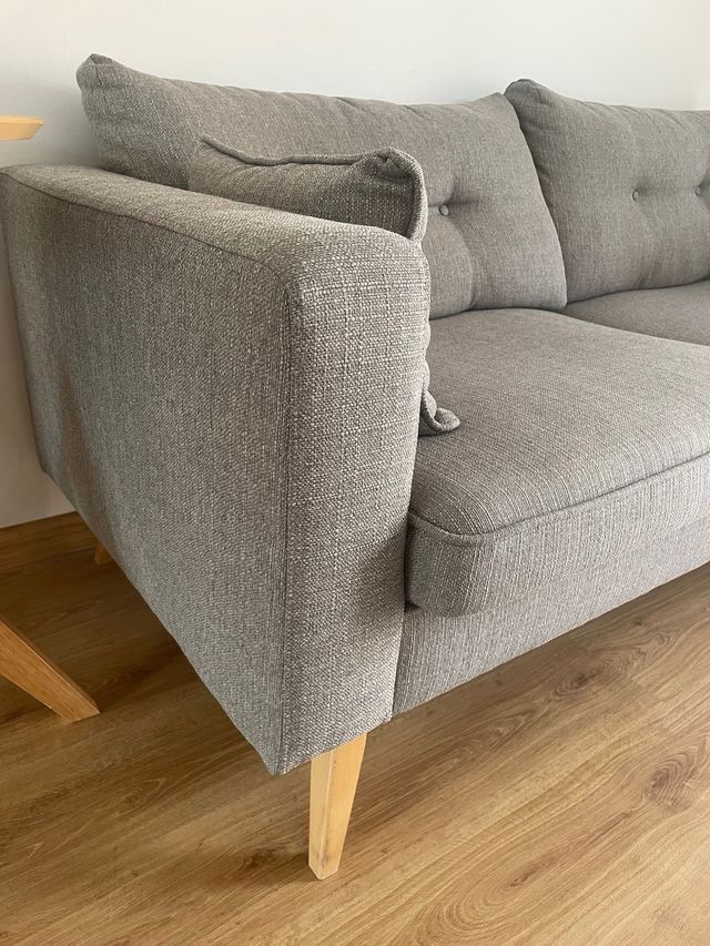 -50% Sofá 3 plazas Maisons du Monde gris 599€