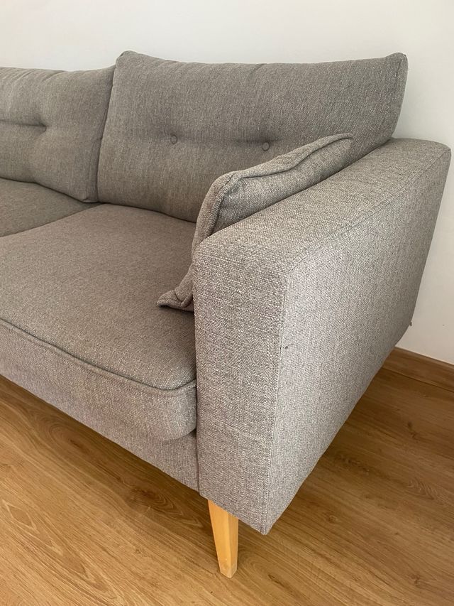 -50% Sofá 3 plazas Maisons du Monde gris 599€