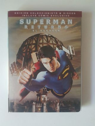 Película SuperMan Returns Steelbook + Comic RARO