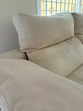 OCASIÓN! Sofá chaise longue beige. Urge la venta
