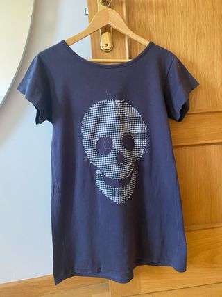 Camisón de verano con diseño calavera