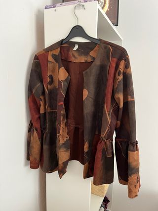 Americana terciopelo multicolor