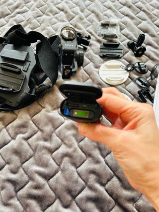 Sony Action Cam + soporte