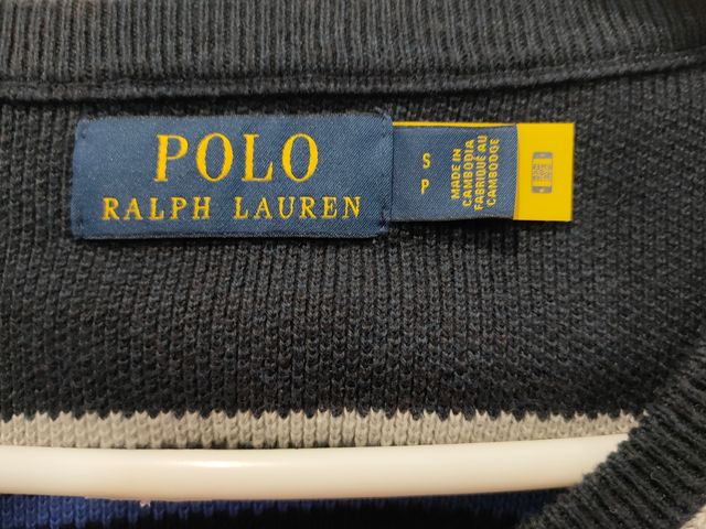 Jersey Polo Ralph Lauren rayas azul marino