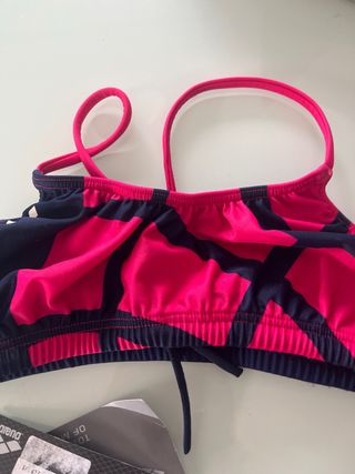 Bañador Arena- Azul y Rosa bikini