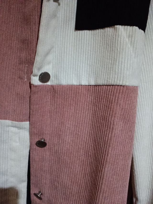 Chaqueta bicolor - Rosa y Blanca