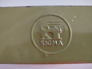 Caja metal Sigma antigua