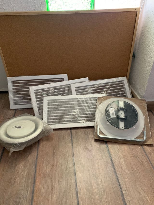 Rejillas aireación -varias  unidades nuevas