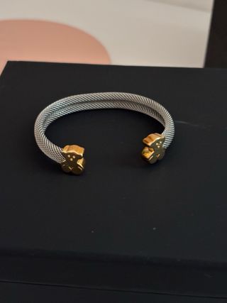Pulsera Tous vintage: acero y oro