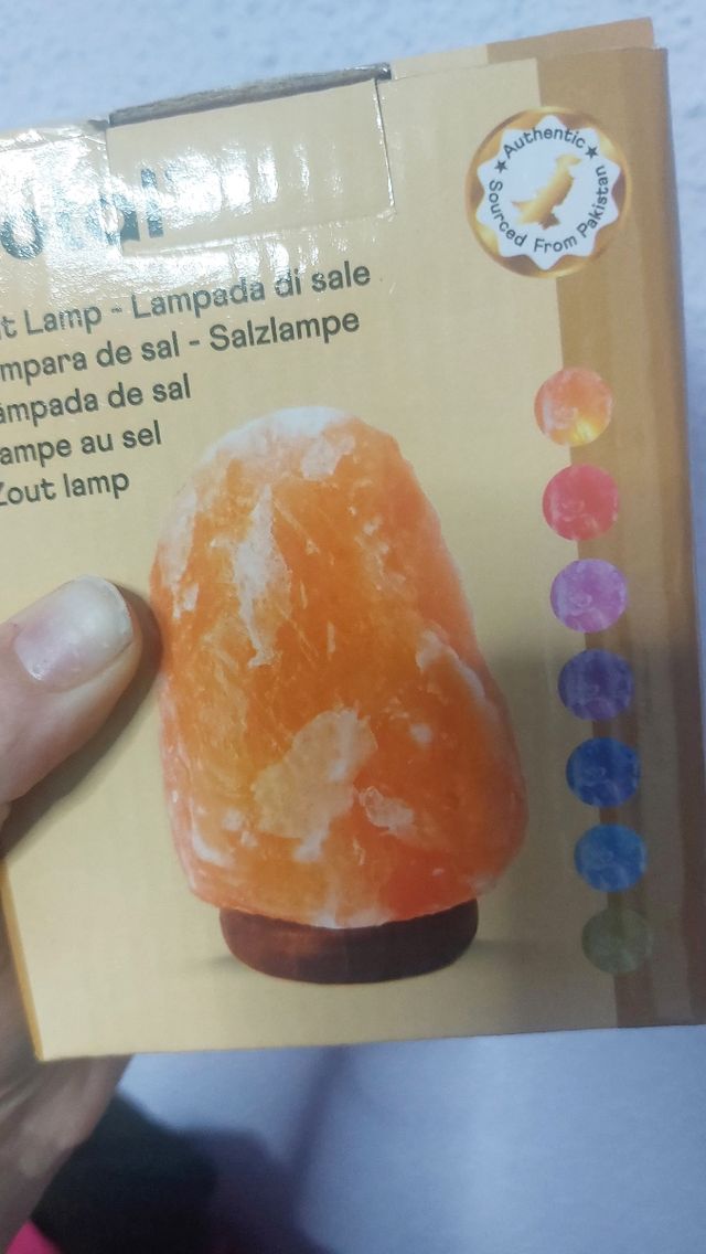 Lámpara sal Himalaya - NUEVA