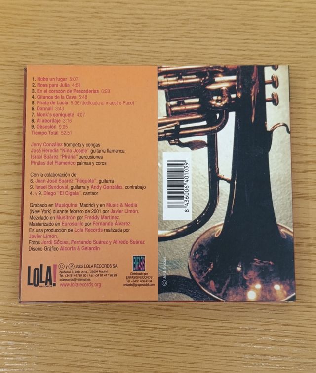 CD Jerry González e I Pirati del Flamenco