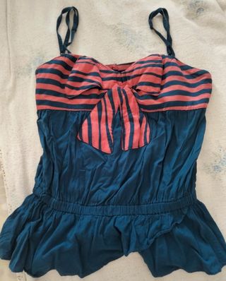 Blusa ZARA rayas lazo marinera talla S