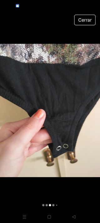 Body Bershka leopardo talla S