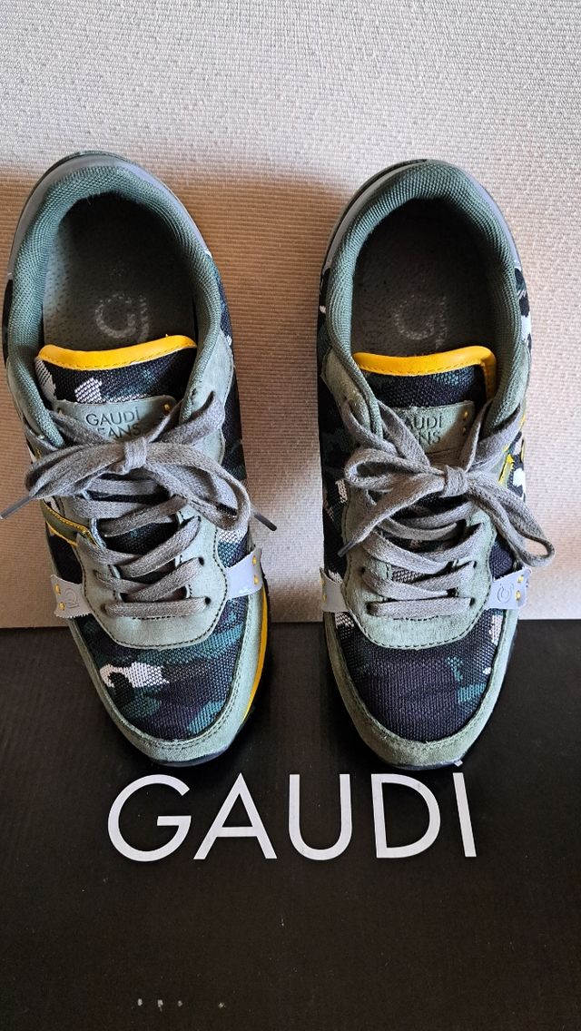 Sneakers Gaudì Uomo Verde e Militare